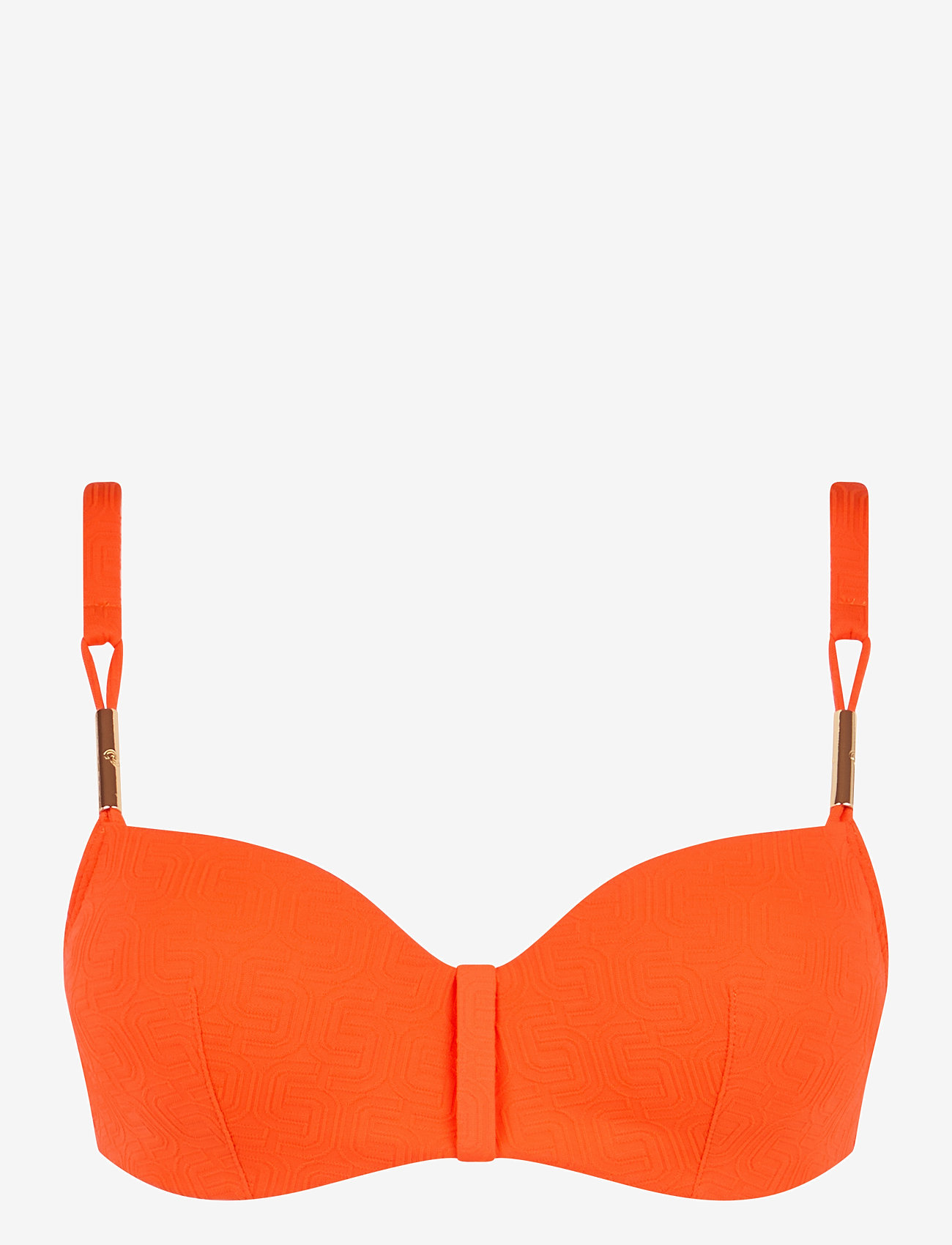 Chantelle Beach - HERA Half-cup memory bra - bandeau-bikinis - orange savanna - 1