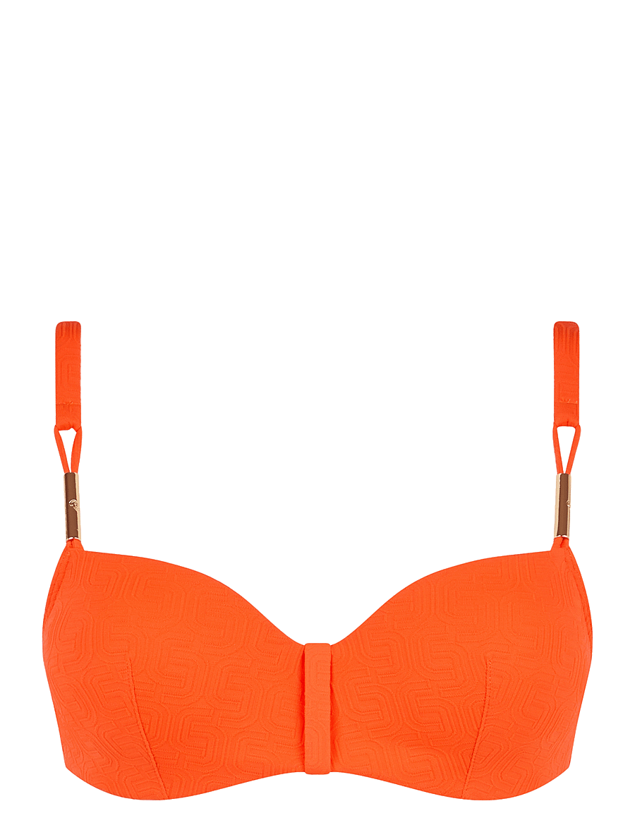 Chantelle Beach - HERA Half-cup memory bra - orange savanna - 1