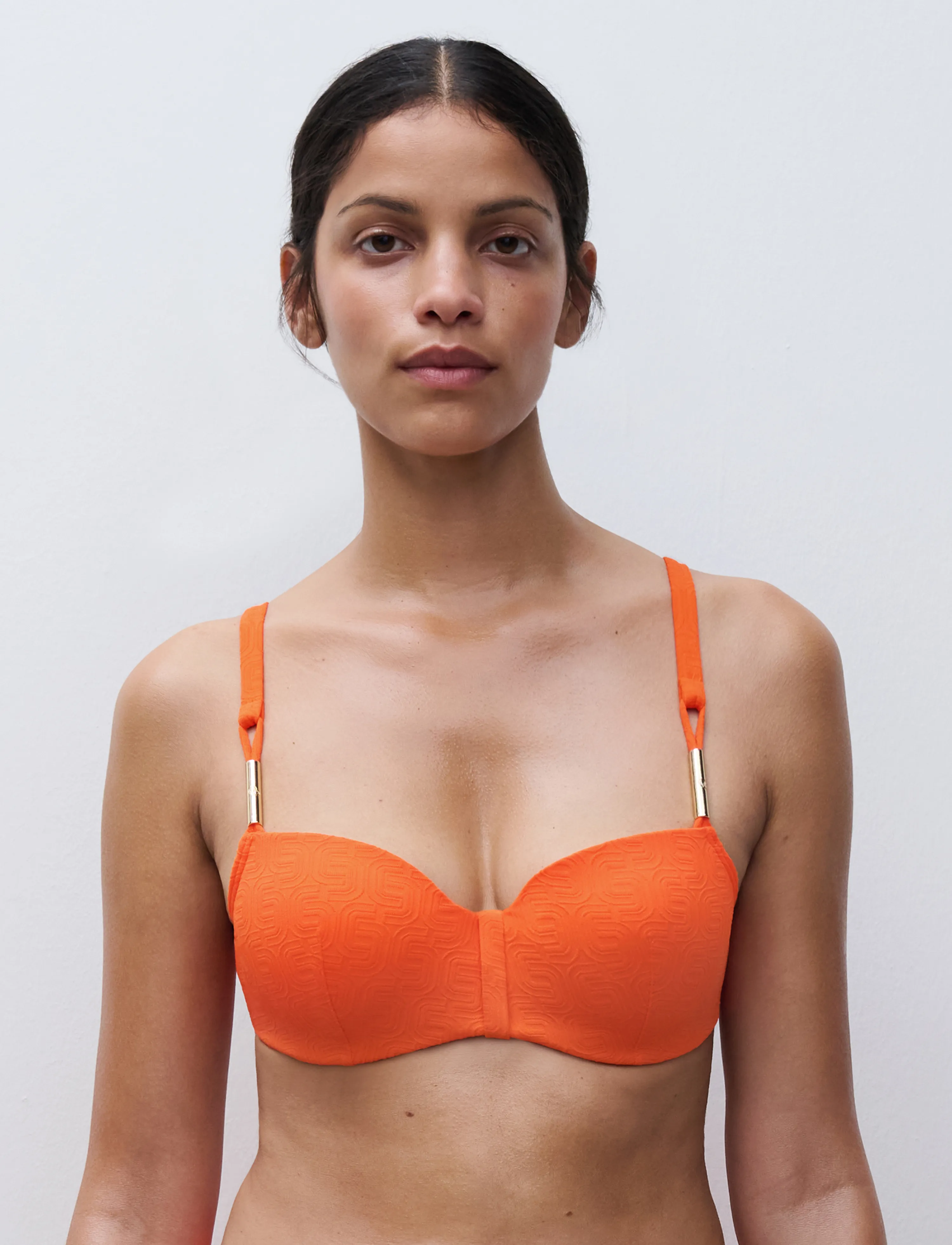 Chantelle Beach - HERA Half-cup memory bra - orange savanna - 2