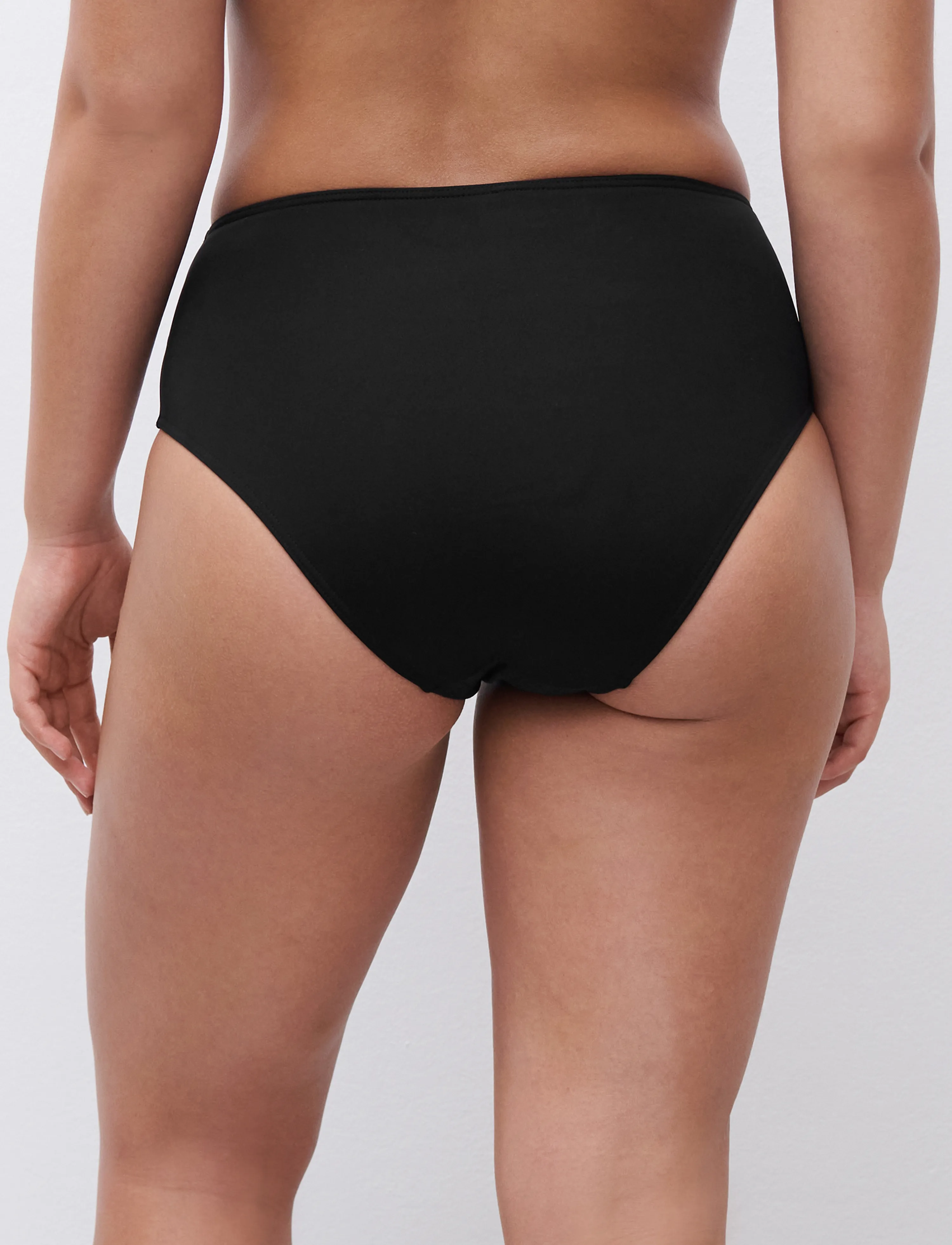 Chantelle Beach - Eclipse swimwear highwaist full brief - black - 3