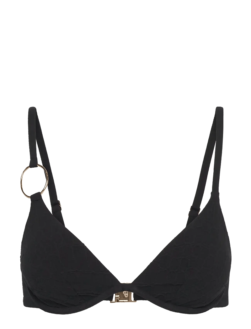Chantelle Beach - ECLIPSE Plunge underwired bra - kaarituelliset bikiniyläosat - black - 1