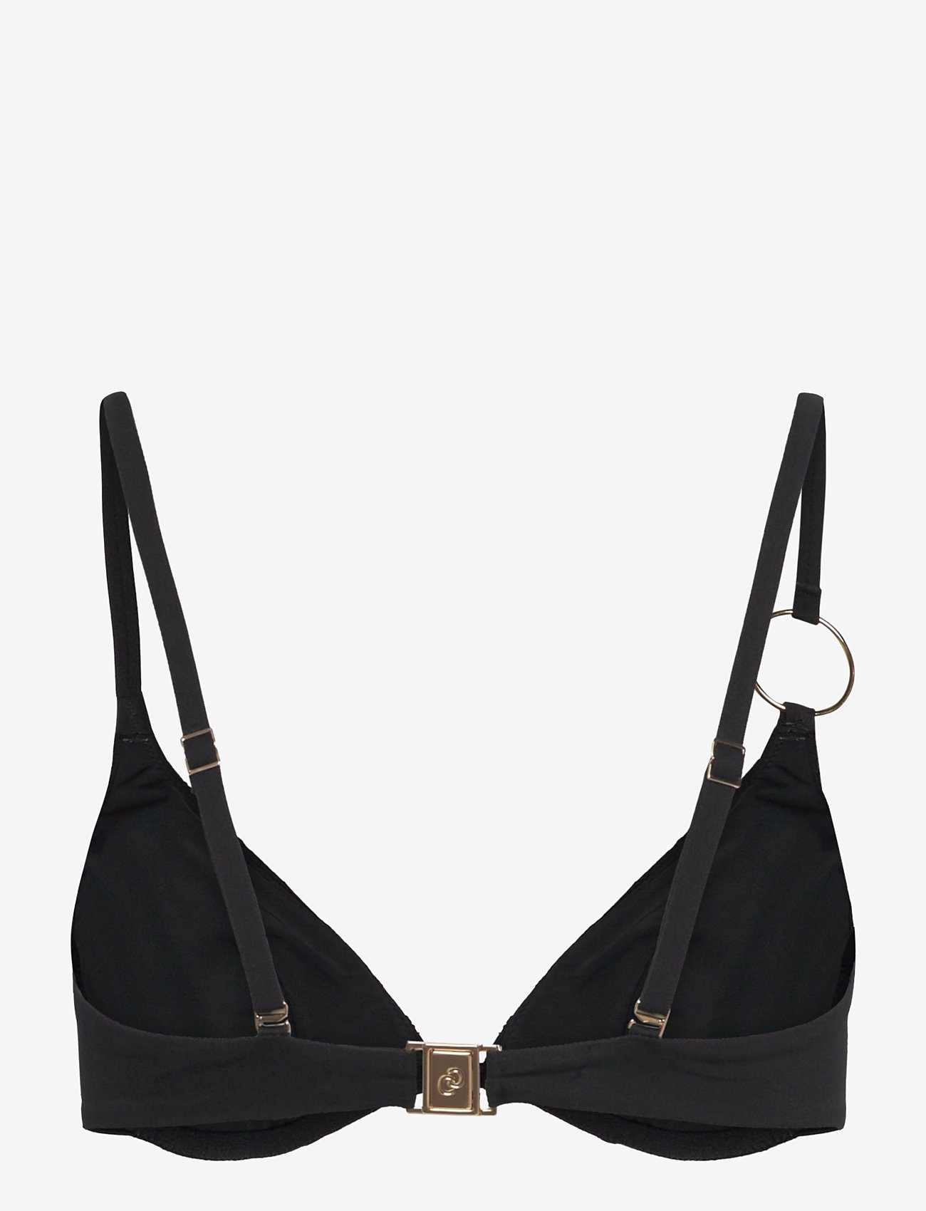 Chantelle Beach - ECLIPSE Plunge underwired bra - kaarituelliset bikiniyläosat - black - 2