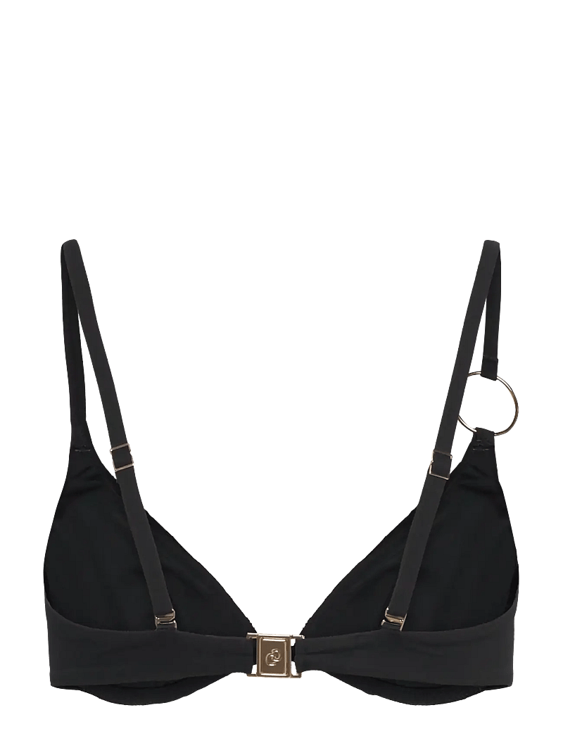 Chantelle Beach - ECLIPSE Plunge underwired bra - kaarituelliset bikiniyläosat - black - 2