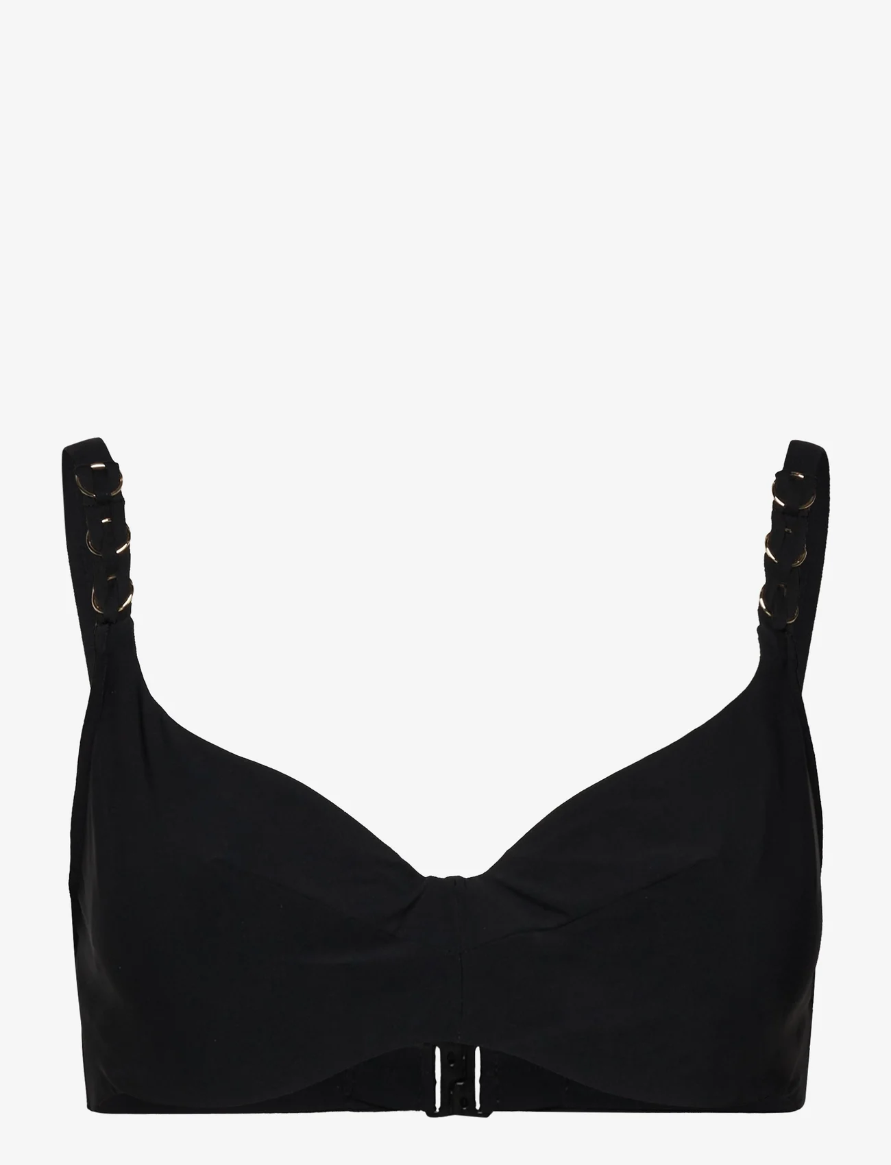 Chantelle Beach - Emblem Bikini Covering underwired bra - kaarituelliset bikiniyläosat - black - 0