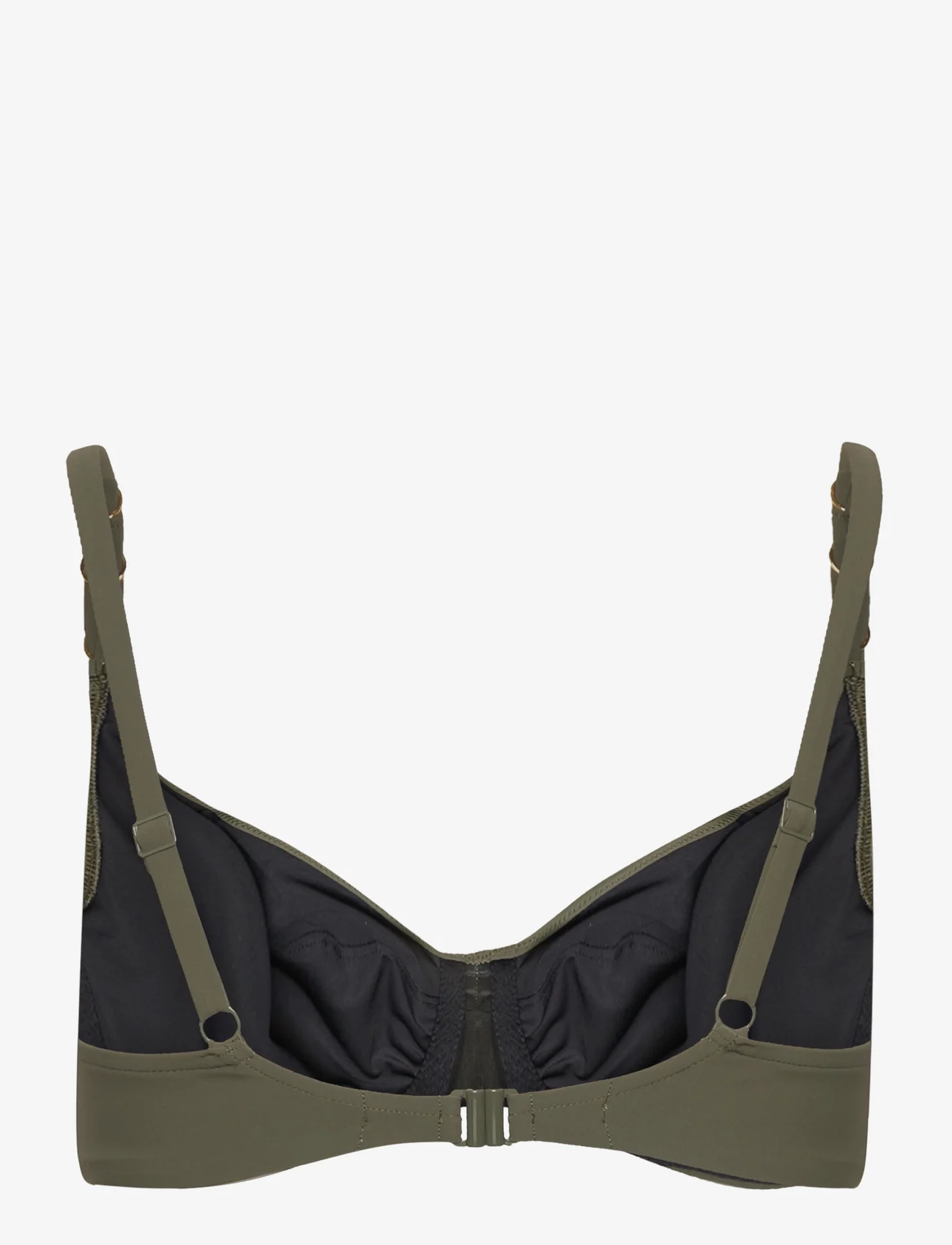 Chantelle Beach - Emblem Bikini Covering underwired bra - tugitraadiga bikiinide ülaosad - khaki green - 1