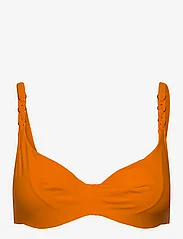 Chantelle Beach - Emblem Bikini Covering underwired bra - tugitraadiga bikiinide ülaosad - orange - 0
