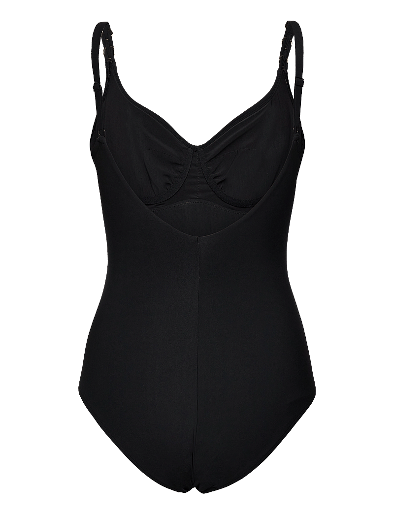 Chantelle Beach - Emblem Bikini Covering underwired swimsuit - trikood - black - 2