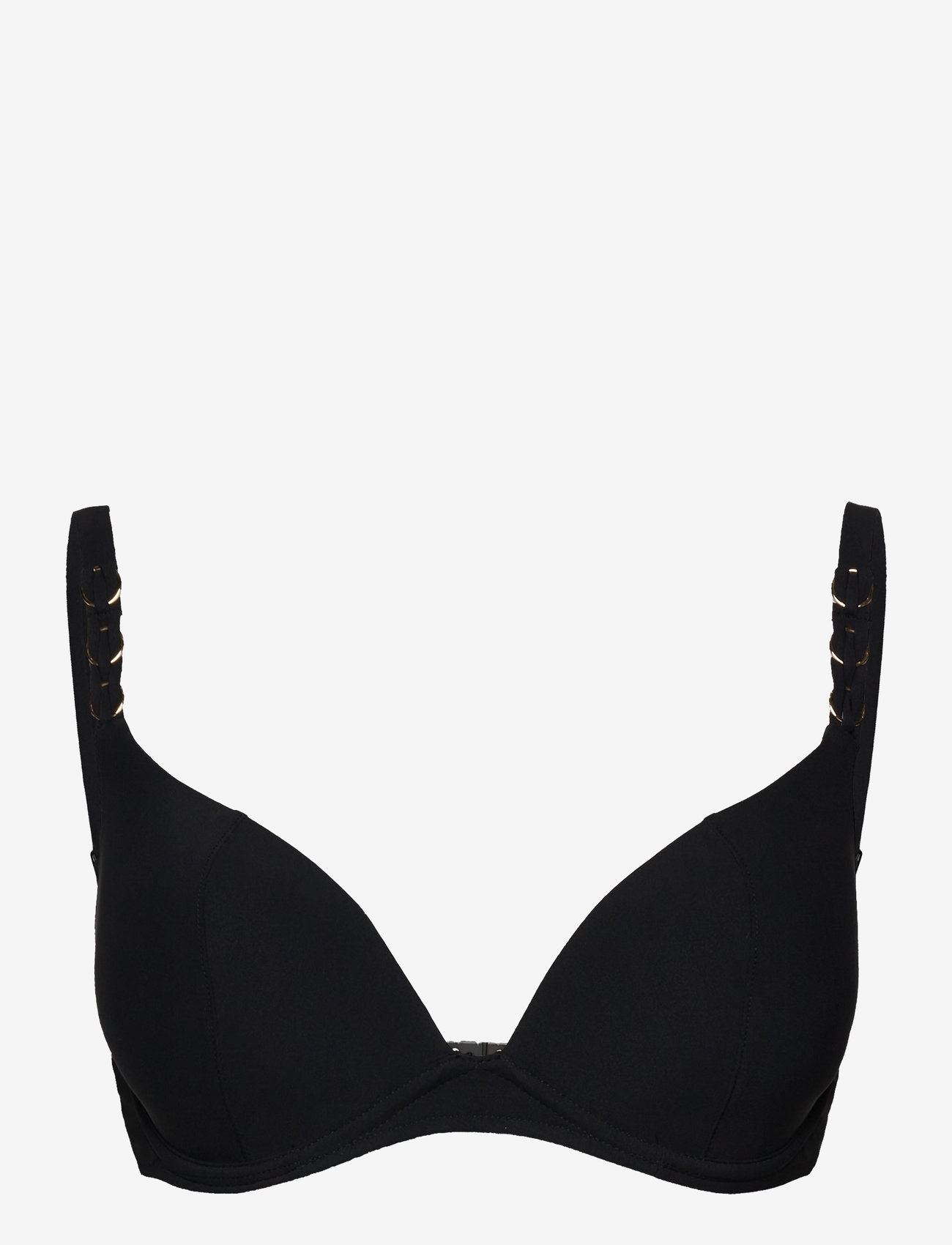 Chantelle Beach - Emblem Bikini Push-up bra - push-up-bikini-oberteile - black - 0