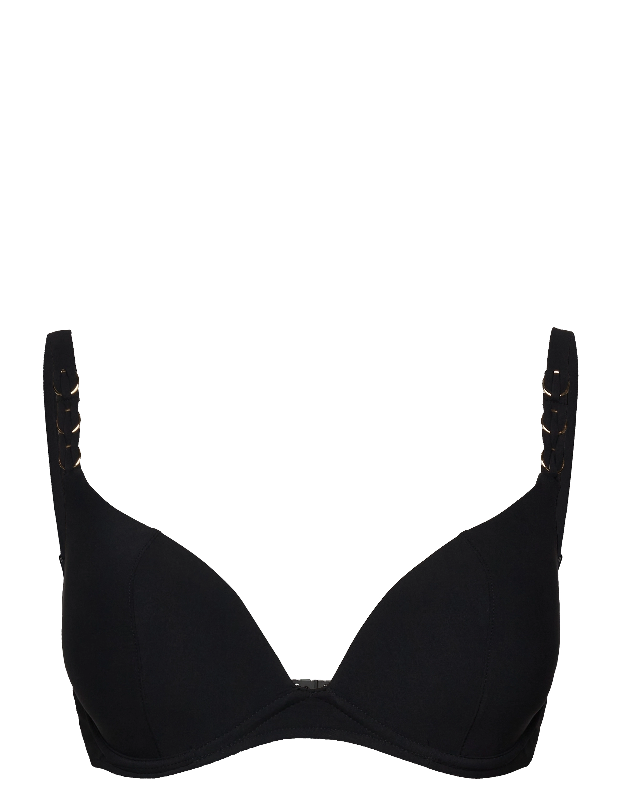 Chantelle Beach - Emblem Bikini Push-up bra - push-up-bikini-oberteile - black - 1