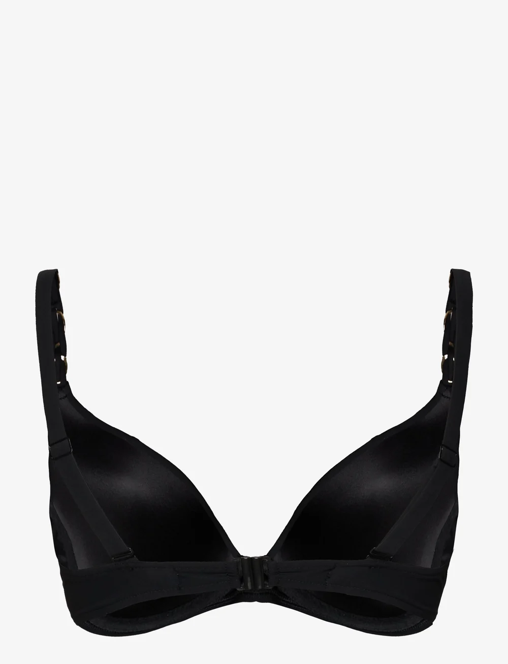 Chantelle Beach - Emblem Bikini Push-up bra - pakeliamos bikinio liemenėlės - black - 2