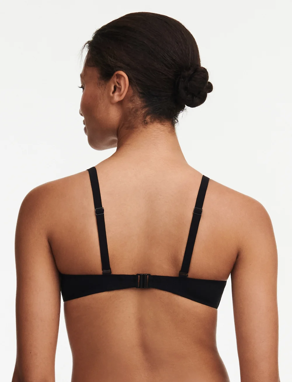 Chantelle Beach - Emblem Bikini Push-up bra - pakeliamos bikinio liemenėlės - black - 4