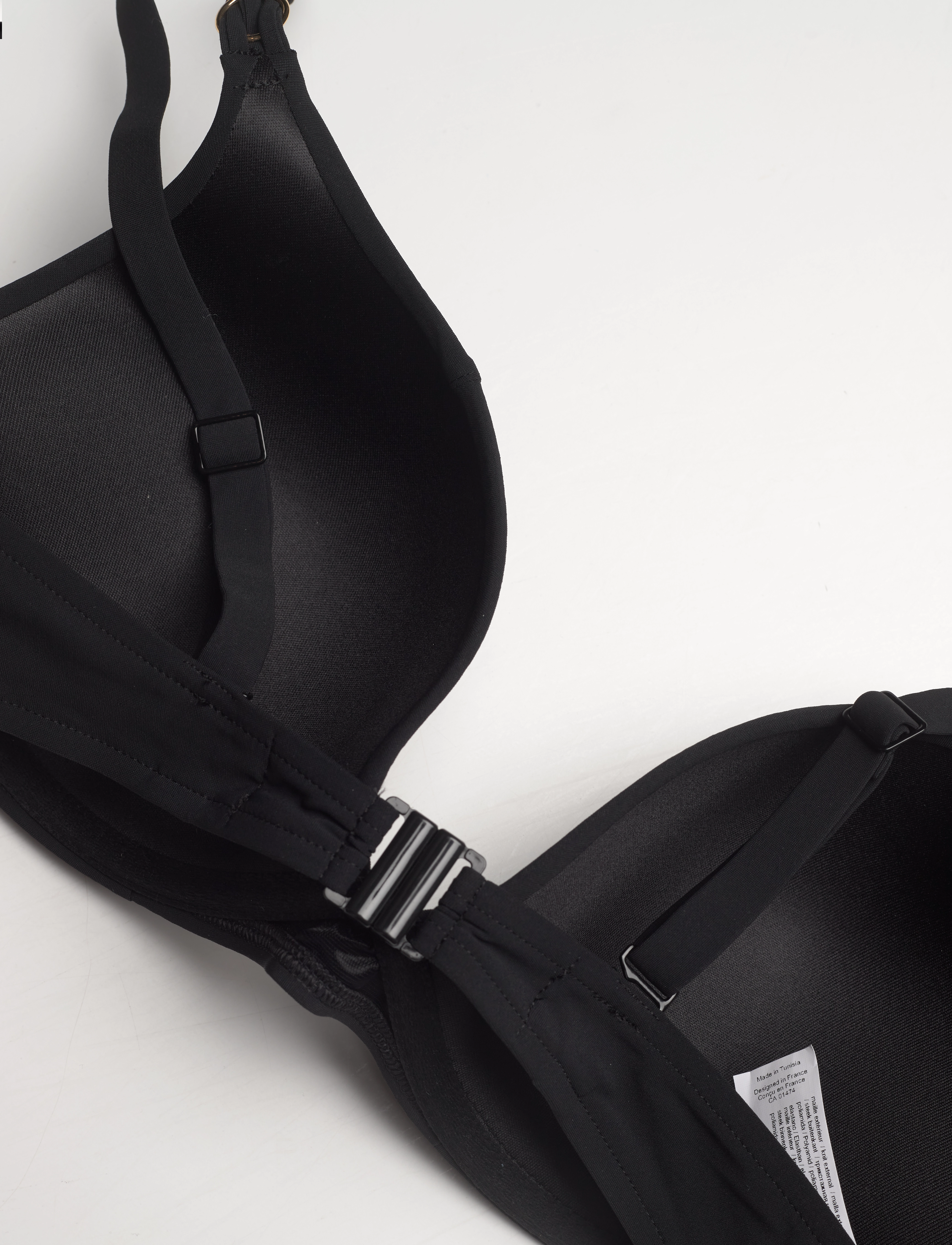 Chantelle Beach - Emblem Bikini Push-up bra - rinda tõstvad bikiinide ülaosad - black - 4