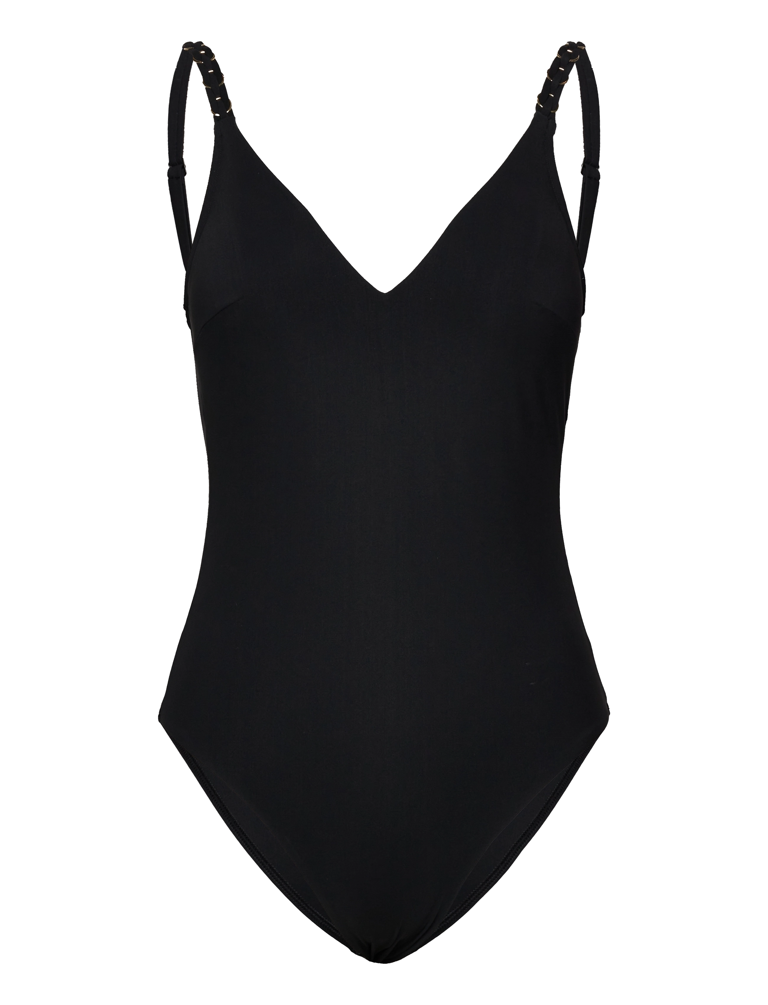 CHANTELLE BEACH Emblem Bikini Wirefree Triangle Spacer Badeanzug Schwarz - M - Damen