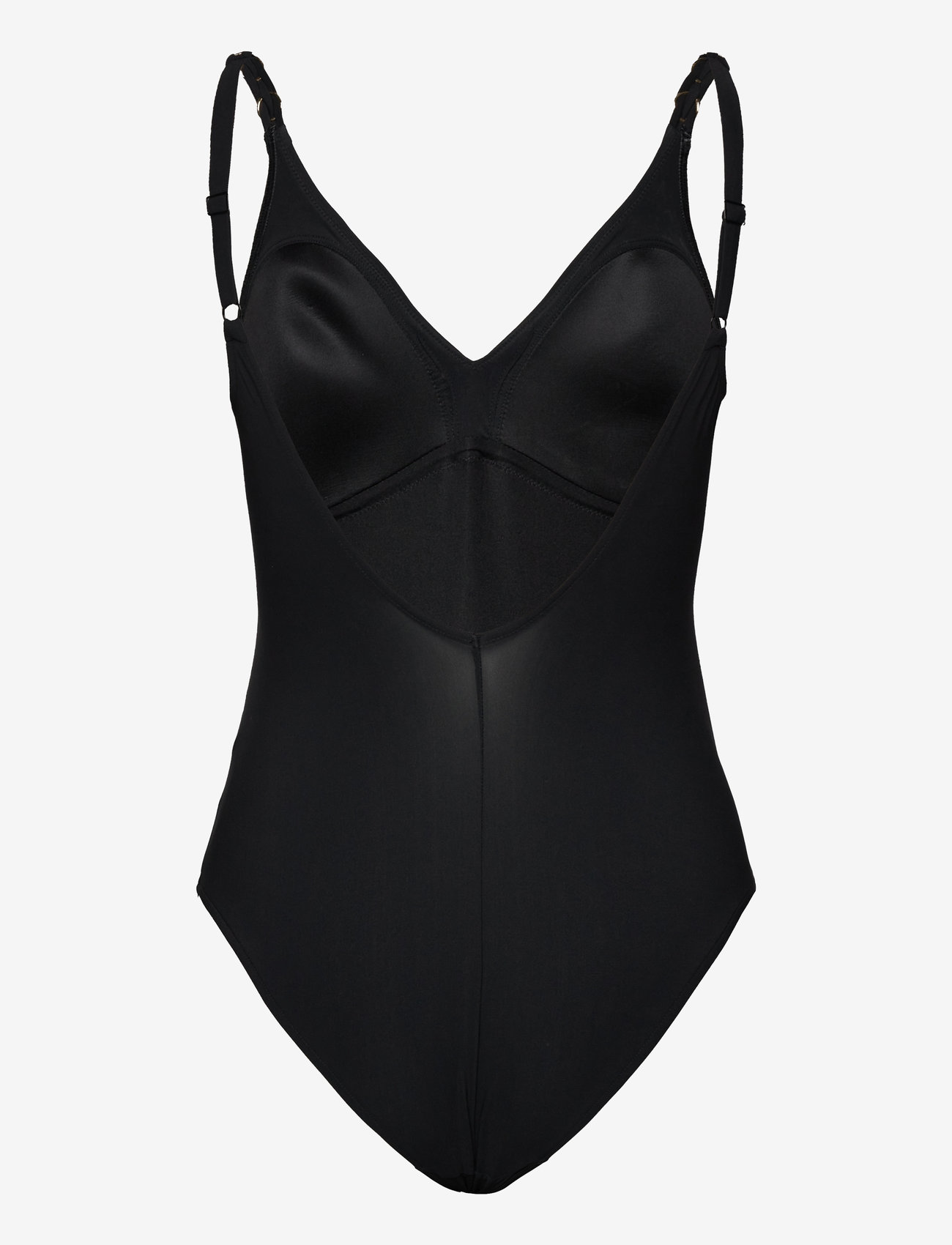 Chantelle Beach - Emblem Bikini Wirefree triangle spacer swimsuit - badedragter - black - 2