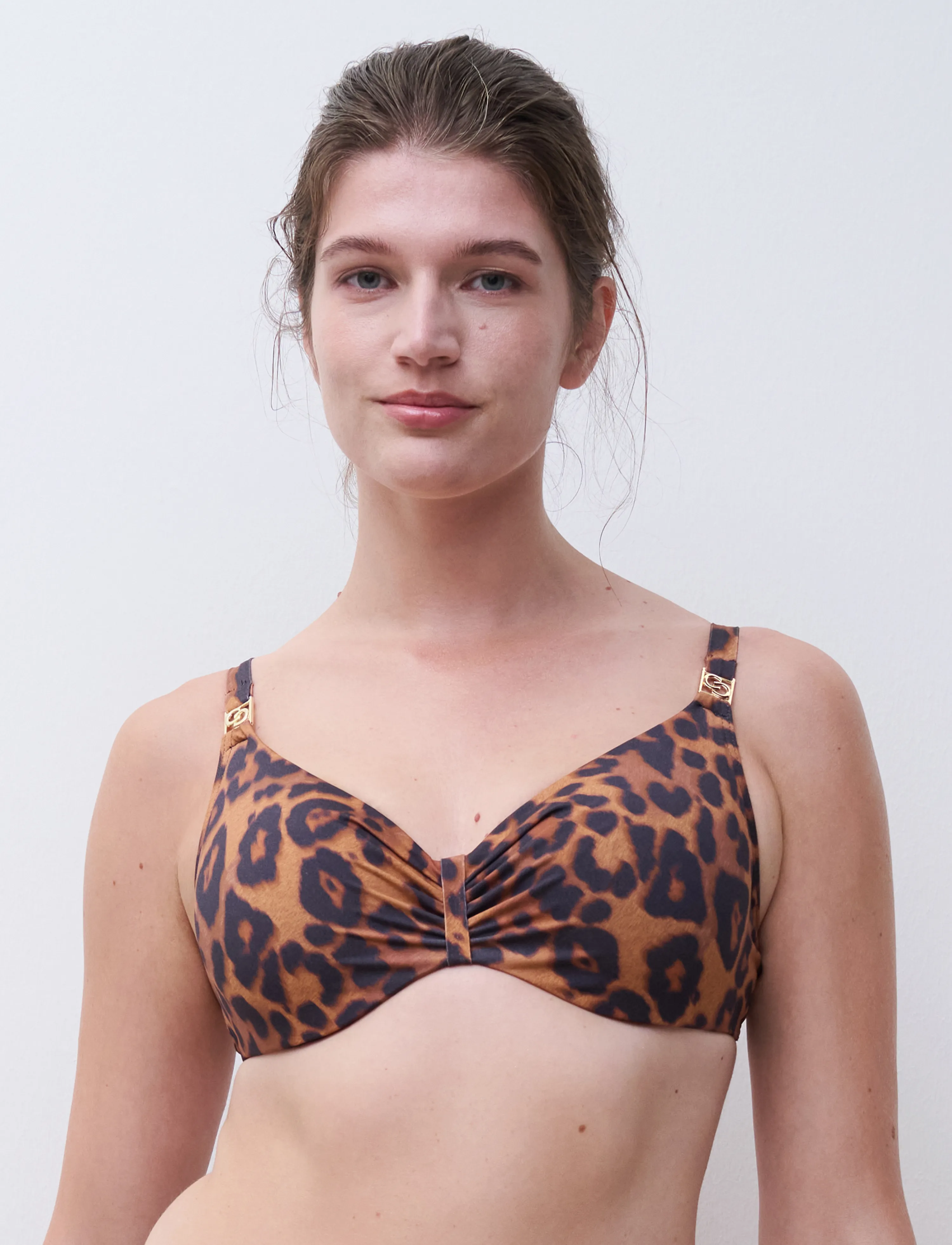 Chantelle Beach Sauvage Underwired, G x 70, Beige, Bikinitoppe > Bikinitoppe Med Ledning, Dame