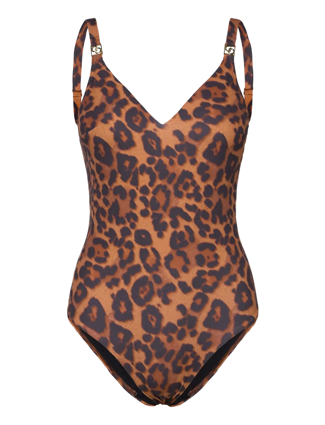 Chantelle Beach SAUVAGE Wirefree triangle spacer swimsuit - Clothing - WILD LEOPARD / beige