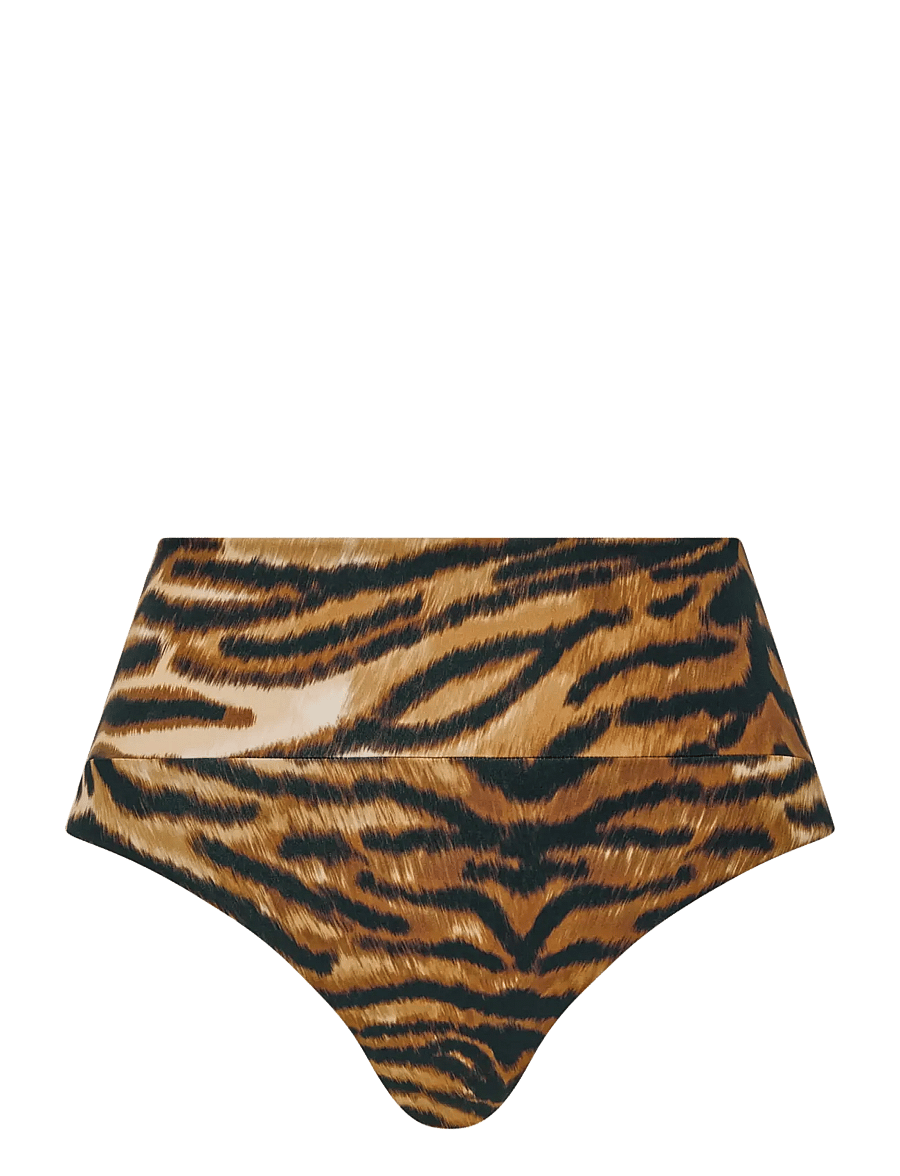 Chantelle Beach - Vita Full Brief - high waist bikini bottoms - tiger - 1