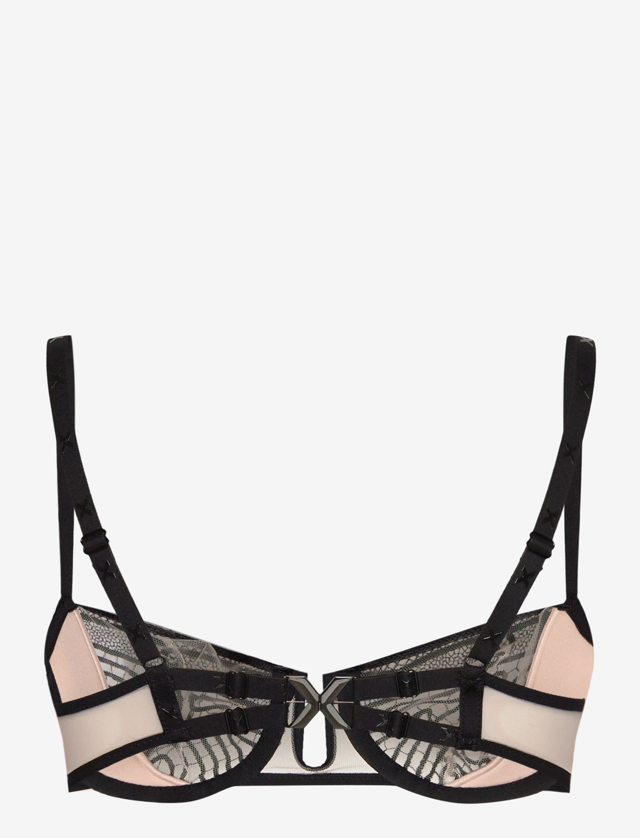 Chantelle X - Vibrate Half-Cup Foam Bra - balconette bh:ar - black / nude - 2