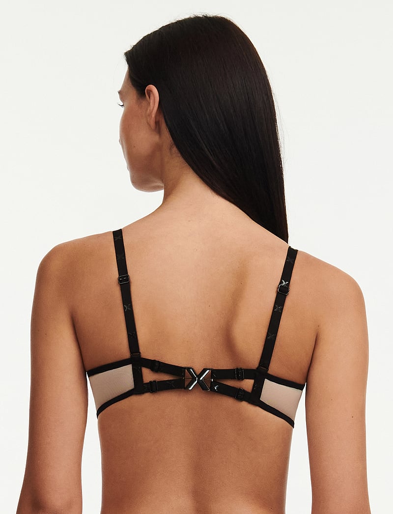 Chantelle X - Vibrate Half-Cup Foam Bra - balconette bh:ar - black / nude - 5