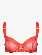 Xpose Half-Cup Bra - FLAME RED