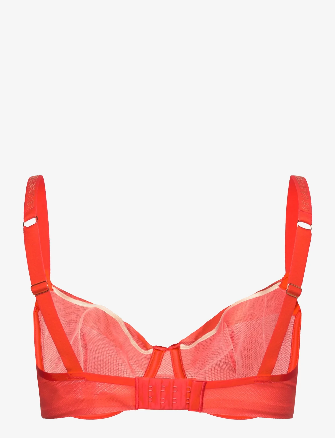 Chantelle X - Xpose Half-Cup Bra - wired bras - flame red - 1
