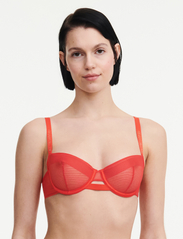 Chantelle X - Xpose Half-Cup Bra - wired bras - flame red - 3