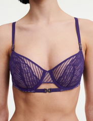 Chantelle X - Txture Half-cup bra - wired bras - club purple - 3