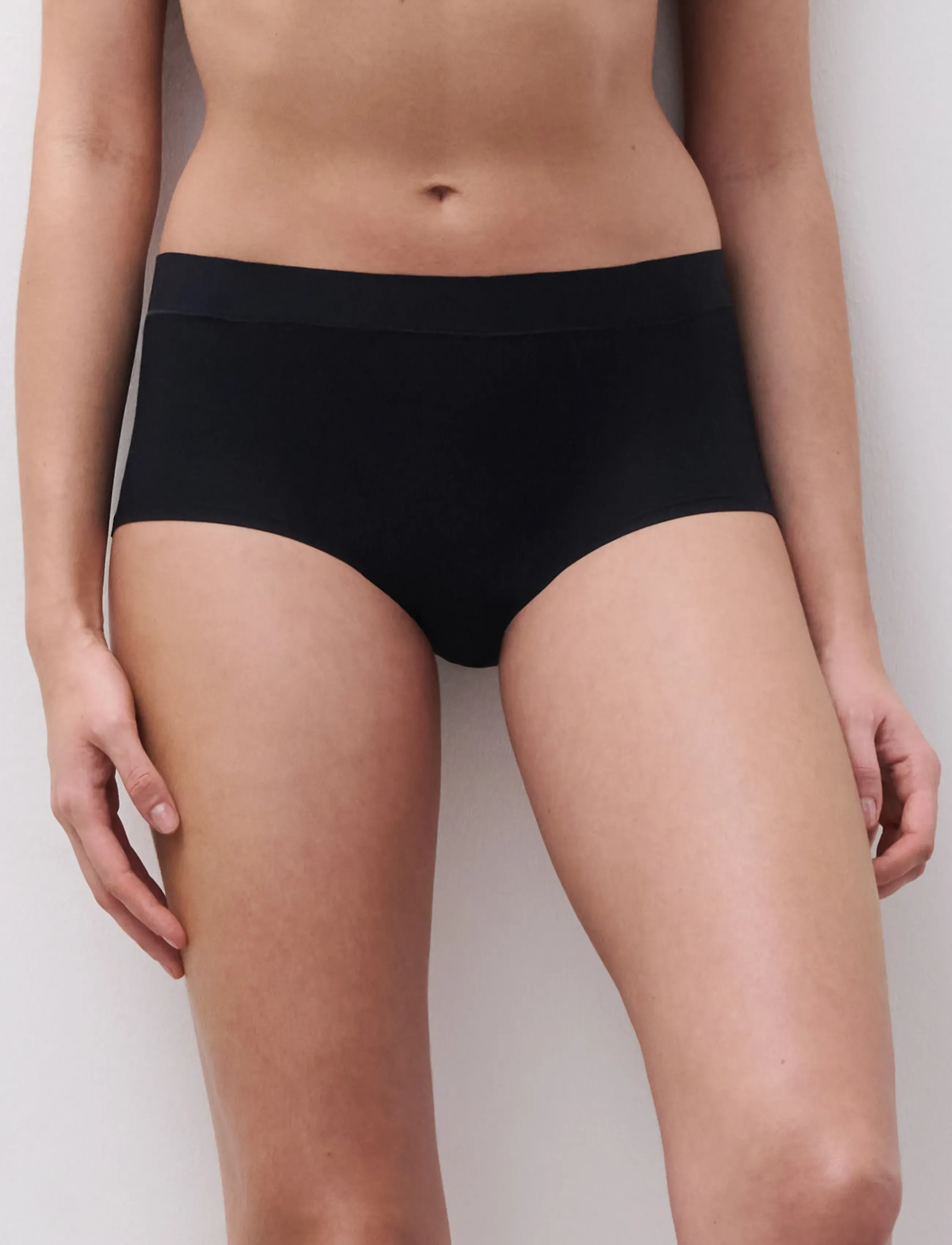CHANTELLE Softstretch Boyshort, Kvinder, Blød Stretch Boyshorts, Sort, Str: ONE SIZE