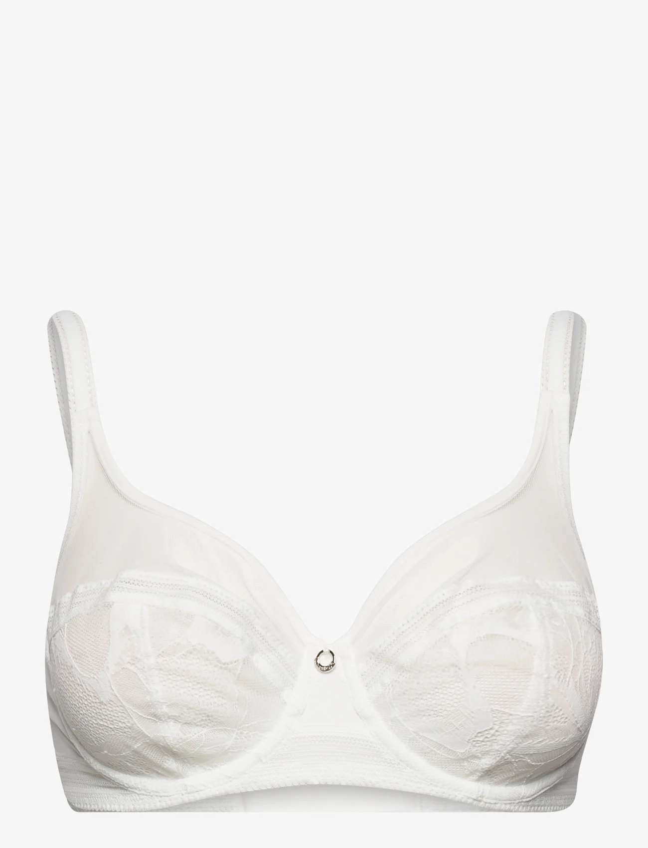 CHANTELLE - CORSETRY BRA UNDERWIRED VERY COVERING - wired bras - milk - 0