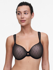 CHANTELLE - Smooth Lines Covering memory bra - full cup bras - black/beige - 4