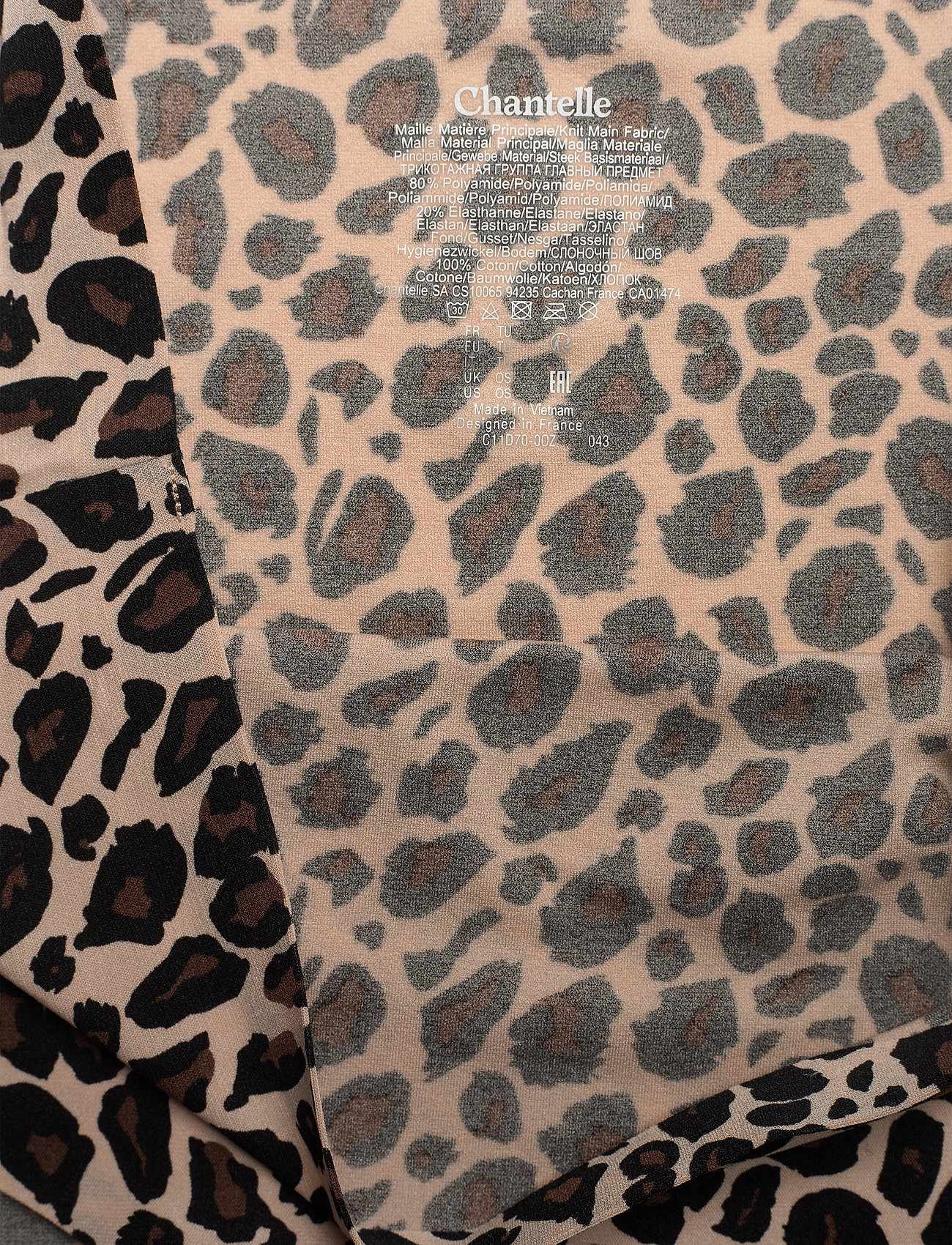 CHANTELLE - Soft Stretch High Waist Brief - midi & maxi slips - leopard print - 3