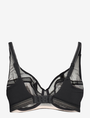 CHANTELLE - CORSETRY BRA UNDERWIRED VERY COVERING - bøjle-bh’er - black - 1