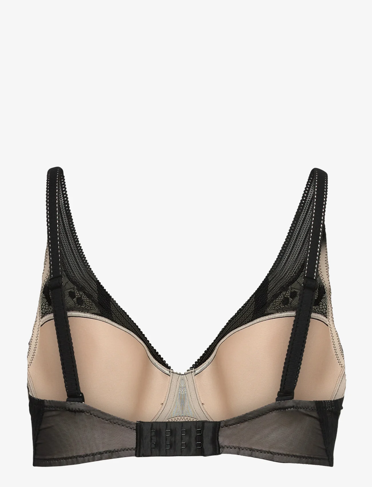 CHANTELLE - True lace Plunge Spacer Bra - gilios iškirptės liemenėlės - black - 1