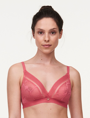 CHANTELLE - True lace Wirefree triangle bra - bralette-rintaliivit - pink rose - 2