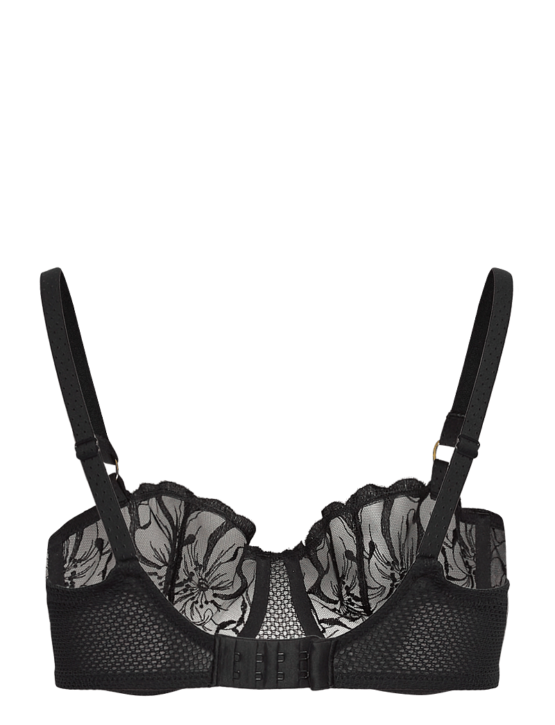 CHANTELLE - Fleurs Signature Half-cup balcony bra - balconette bh:ar - black - 2