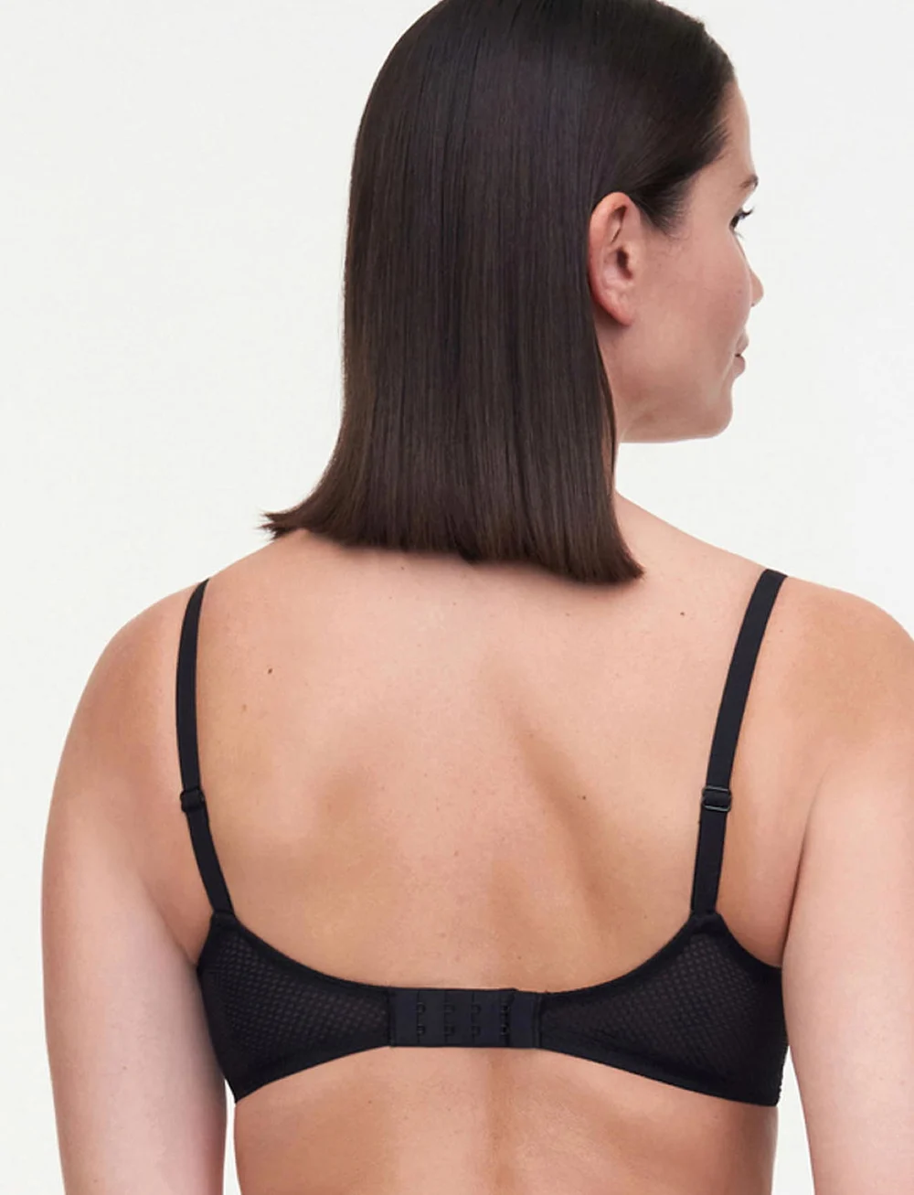 CHANTELLE - Fleurs Wirefree triangle bra - bralette - black - 4