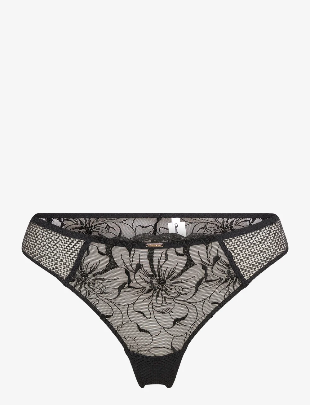 CHANTELLE - Fleurs Tanga - string - black - 1