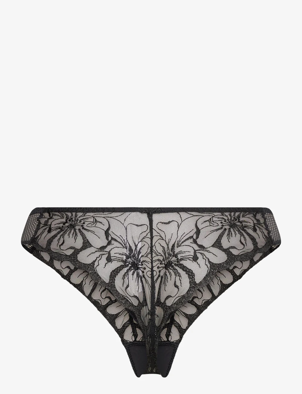 CHANTELLE - Fleurs Tanga - string - black - 2