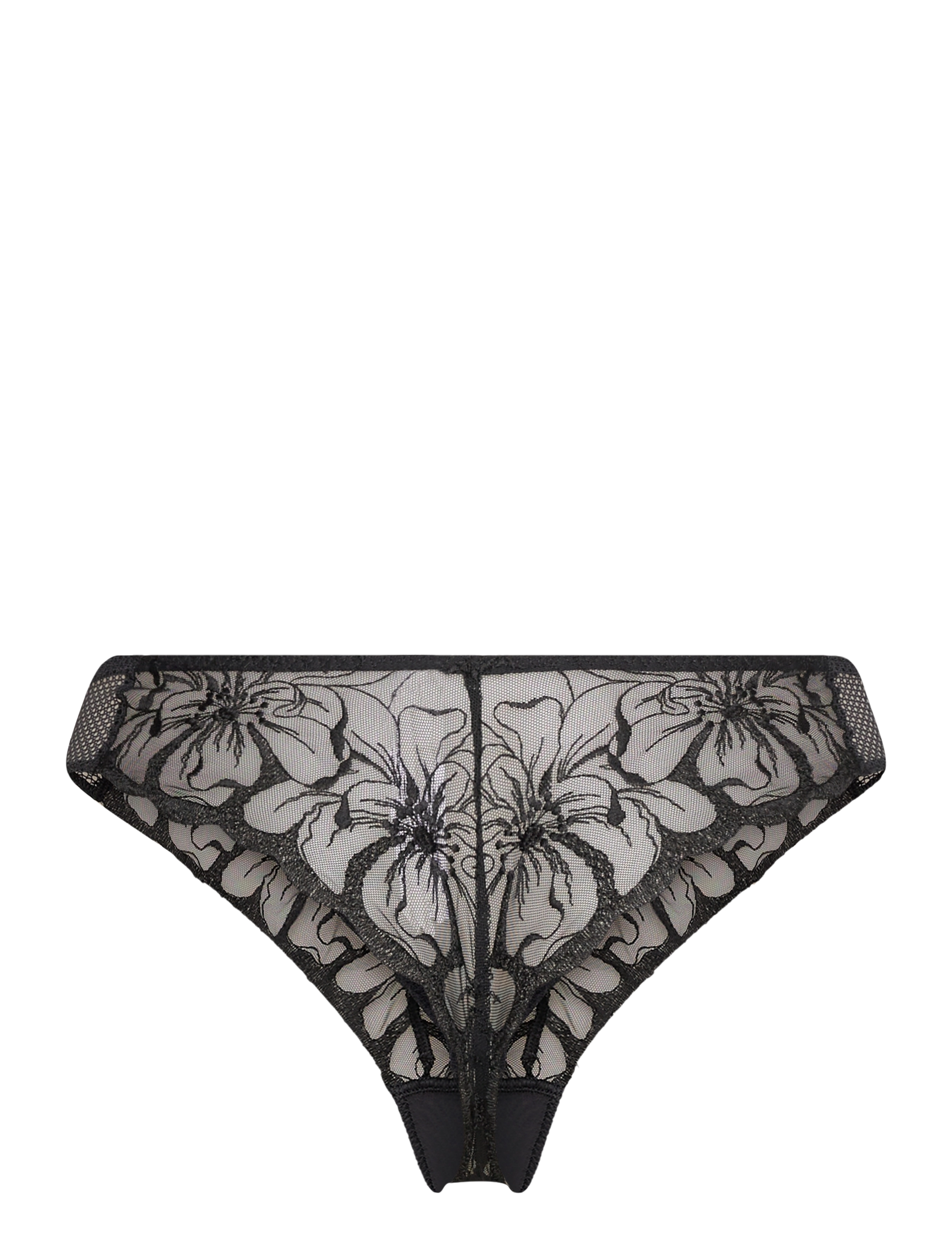 CHANTELLE - Fleurs Tanga - briefs - black - 2