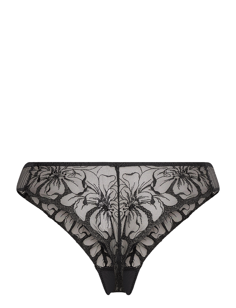 CHANTELLE - Fleurs Tanga - stringit - black - 2