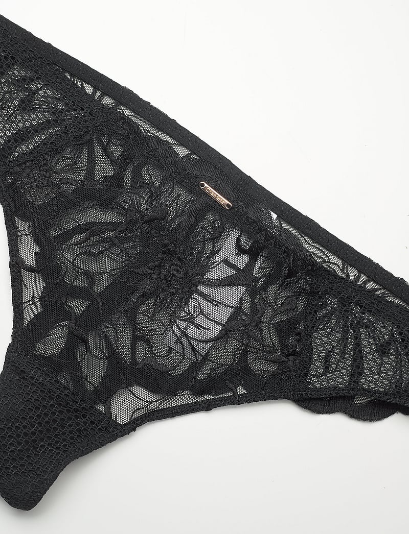 CHANTELLE - Fleurs Tanga - stringit - black - 4