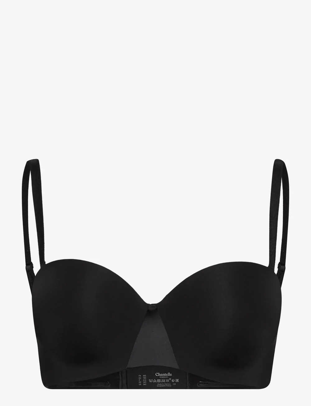 CHANTELLE - Essentiall Bandeau t-shirt bra - t-shirt bh:ar - black - 1