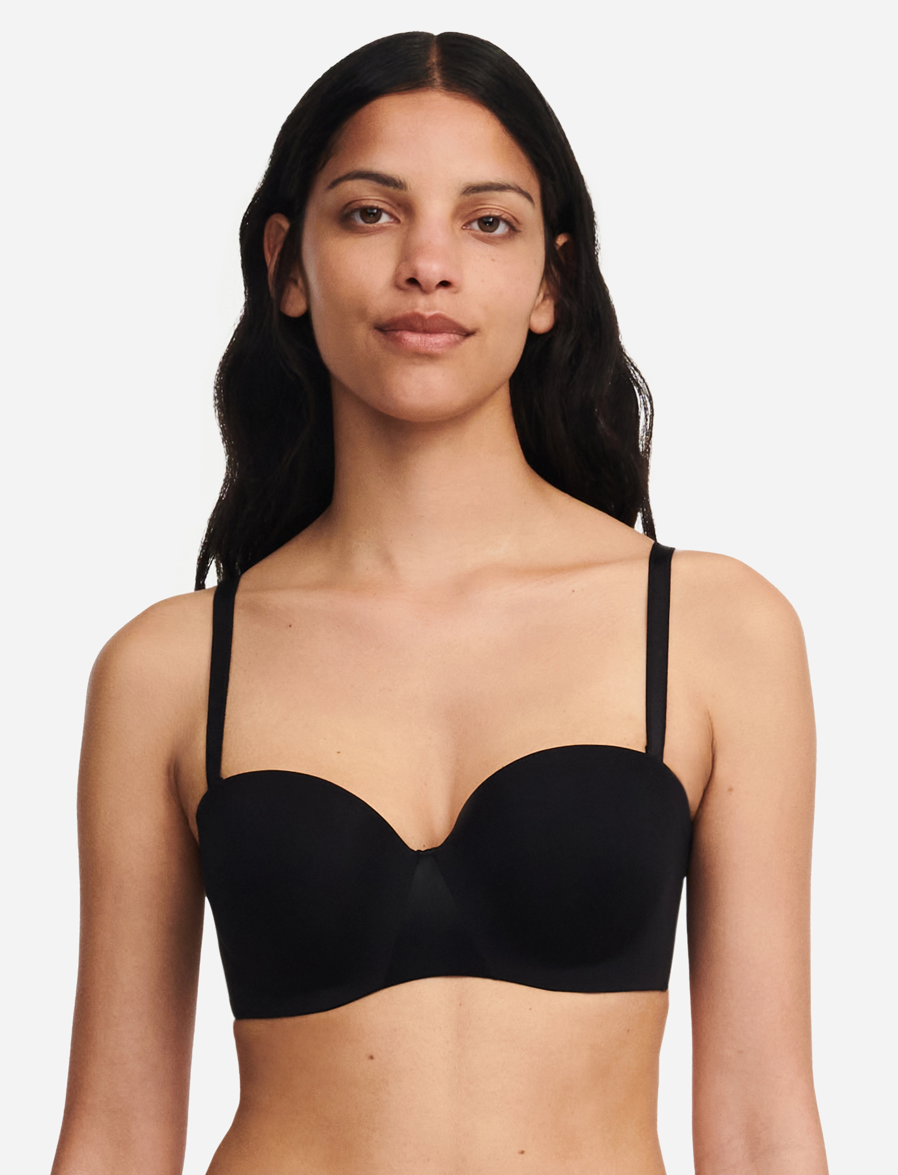 CHANTELLE Essentiall Bandeau T-Shirt Bra, 75 D, Black, Bh'Er & Toppe > T-Shirt Bh'Er, Dame