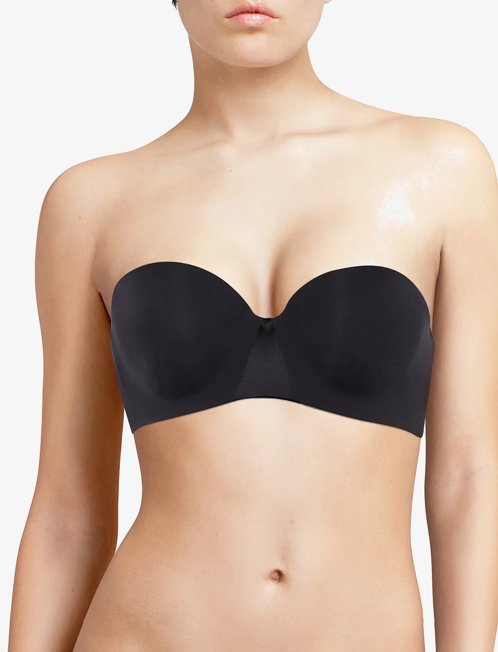 CHANTELLE - Essentiall Bandeau t-shirt bra - t-shirt bh:ar - black - 3