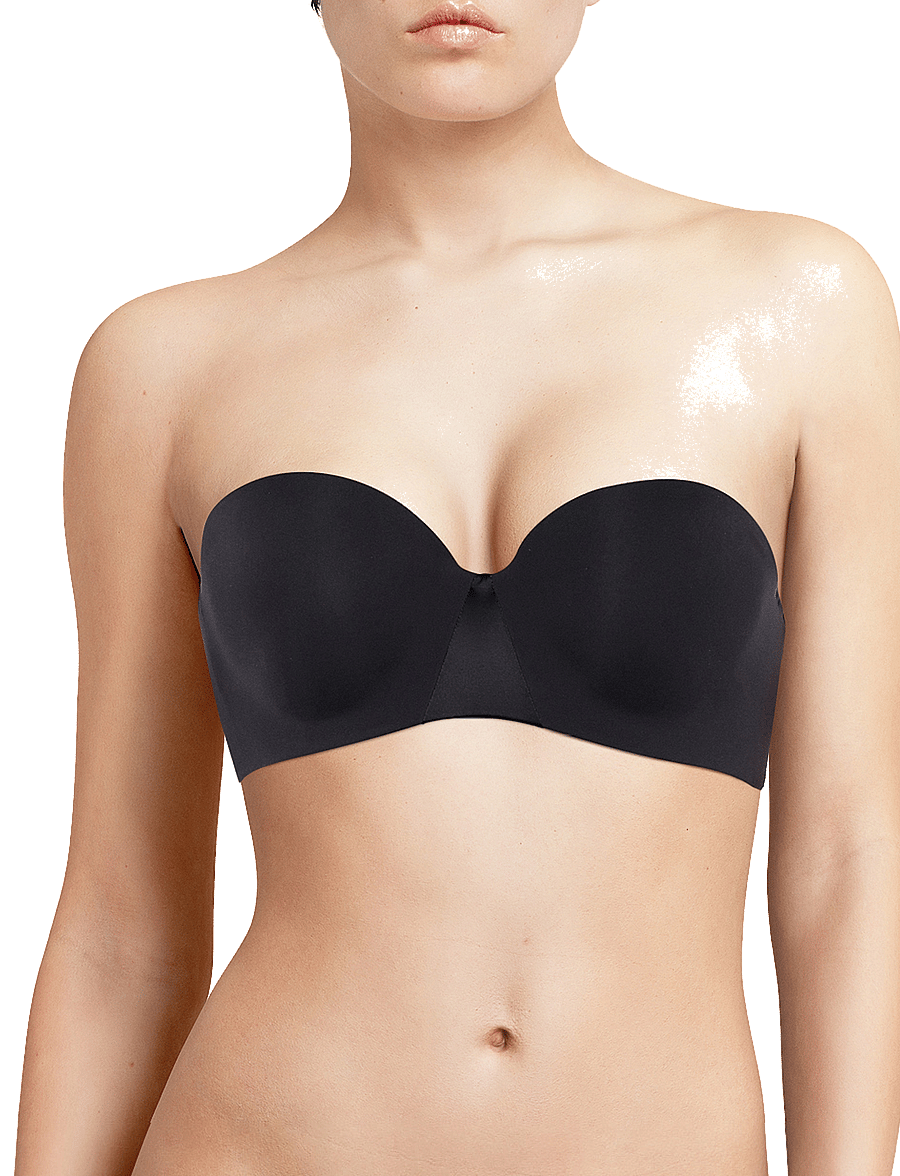 CHANTELLE - Essentiall Bandeau t-shirt bra - t-shirt bh:ar - black - 3