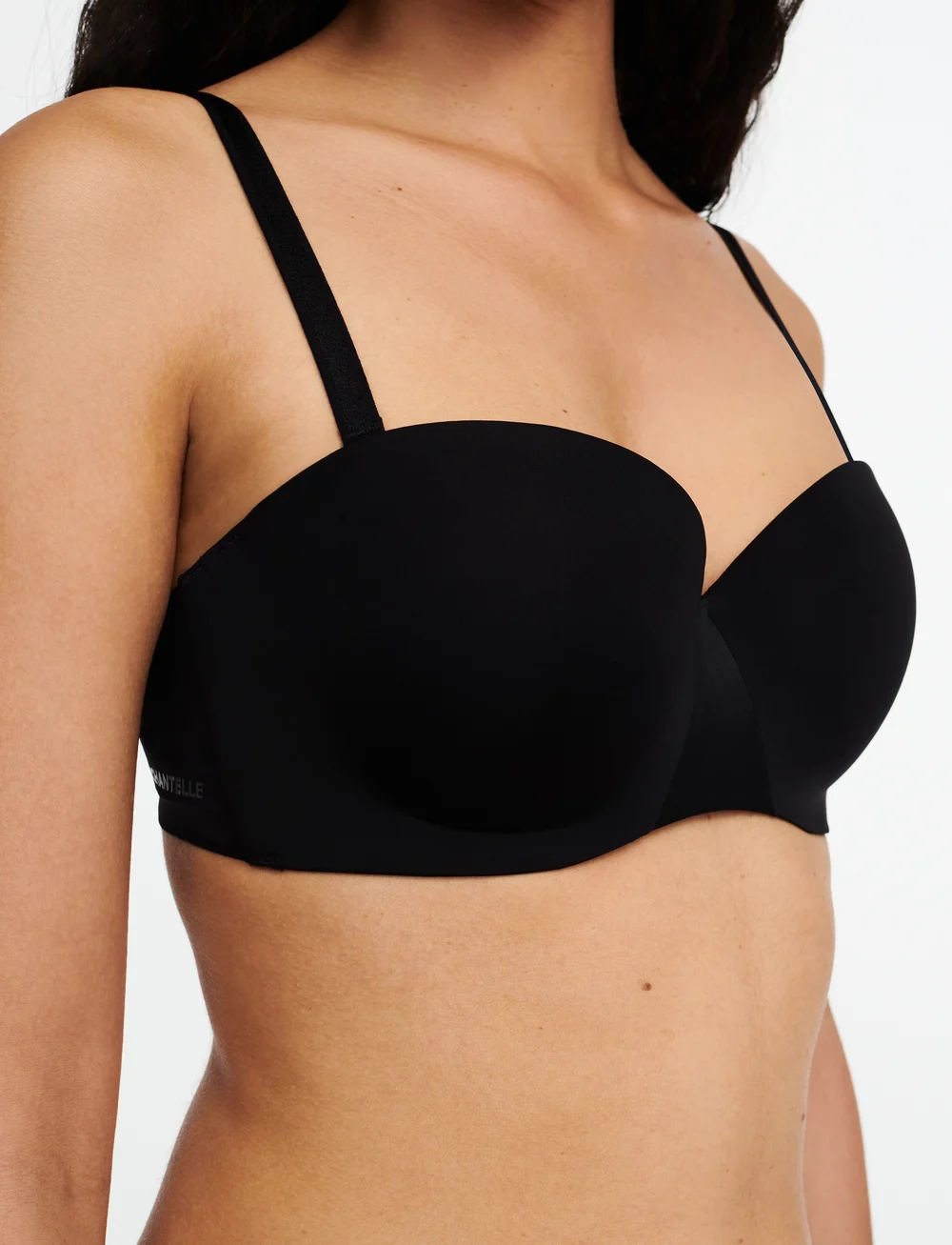 CHANTELLE - Essentiall Bandeau t-shirt bra - t-shirt bh:ar - black - 4