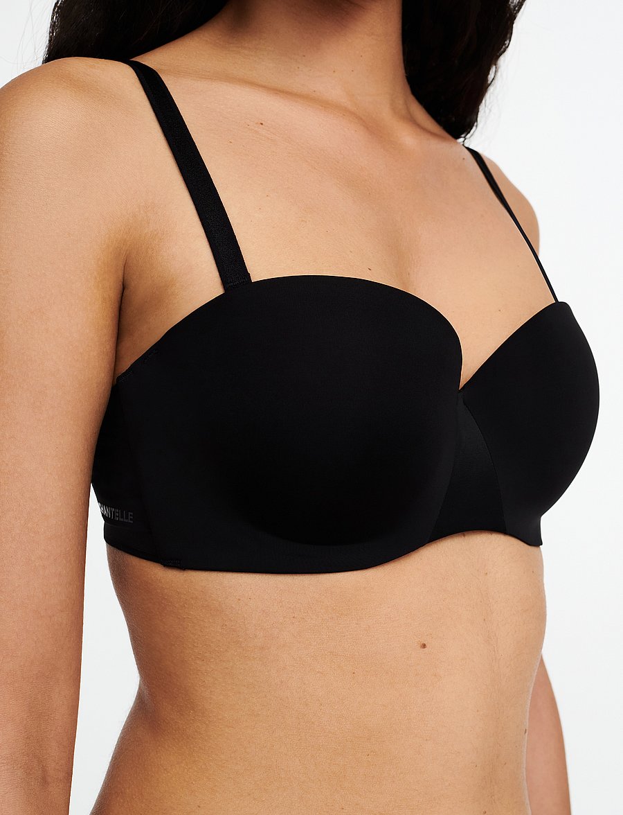 CHANTELLE - Essentiall Bandeau t-shirt bra - t-shirt bh:ar - black - 4