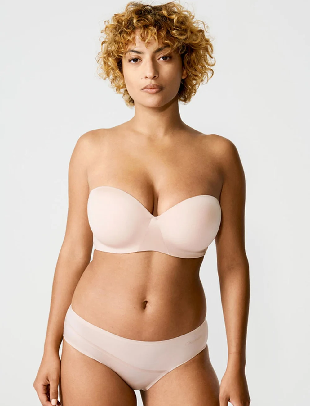 CHANTELLE - Essentiall Bandeau t-shirt bra - t-shirt bh:ar - golden beige - 4