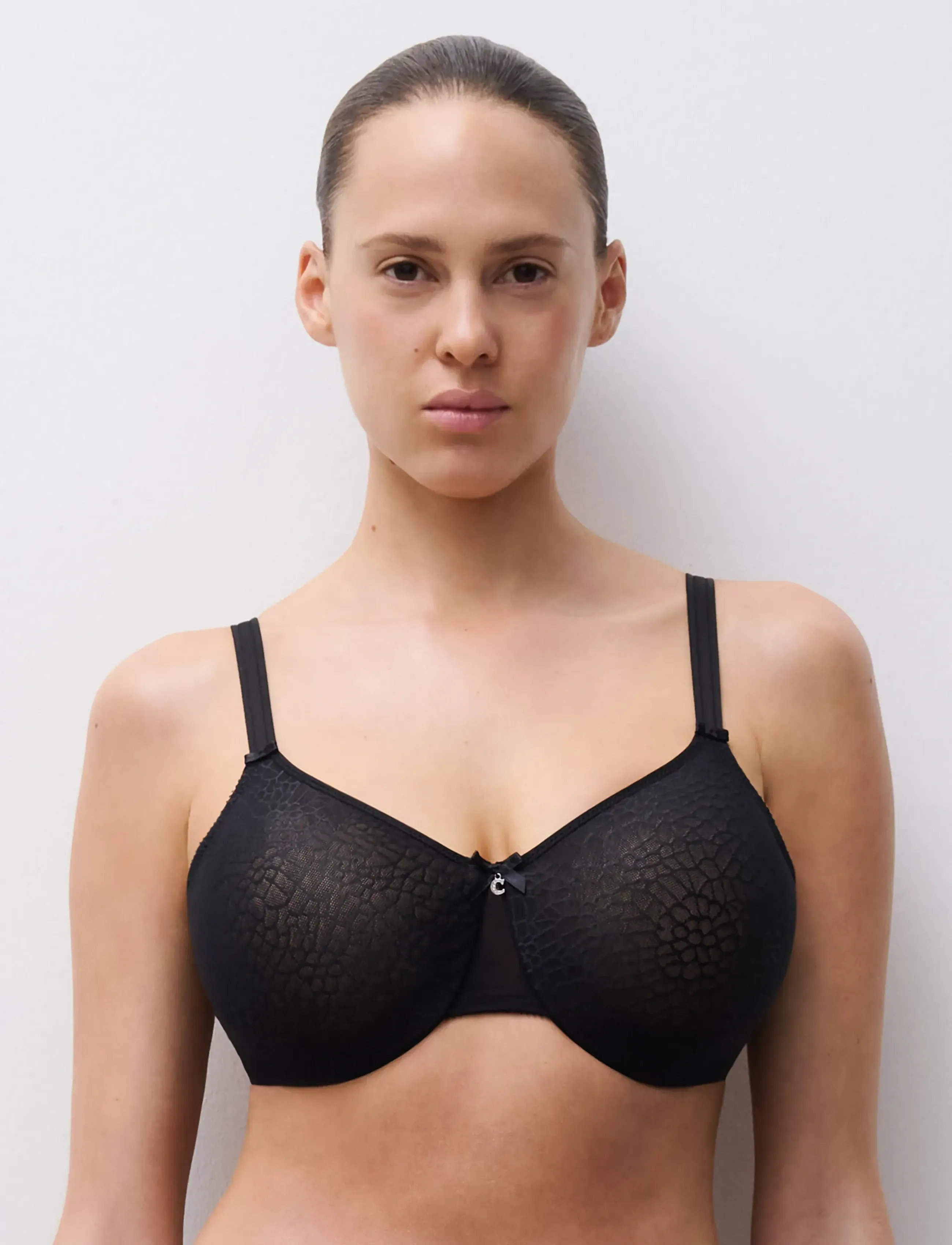 CHANTELLE - C Magnifique Very covering bra - soutiens-gorge emboîtant - black - 3