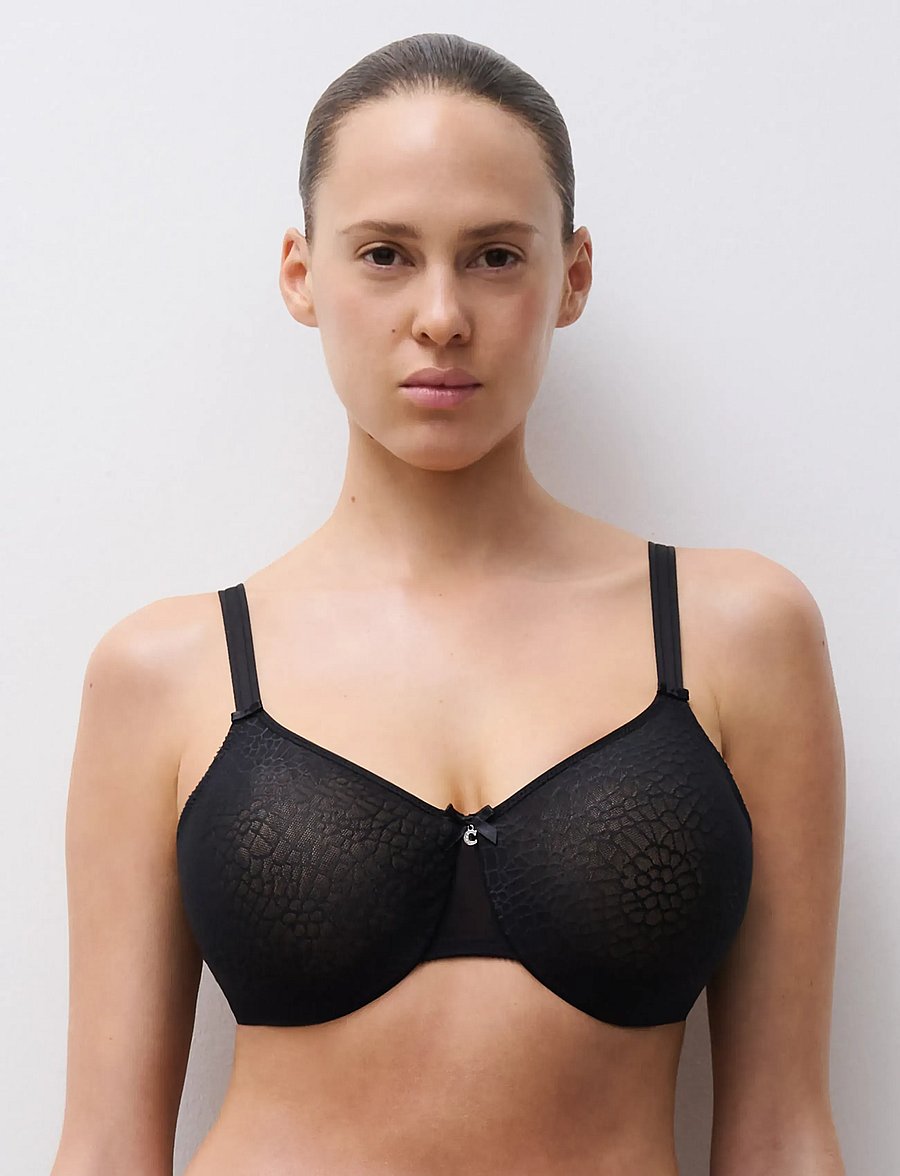 CHANTELLE - C Magnifique Very covering bra - fuldskåls bh'er - black - 3